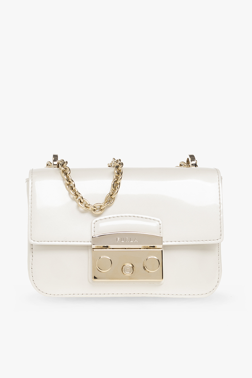 Furla metropolis mini discount white